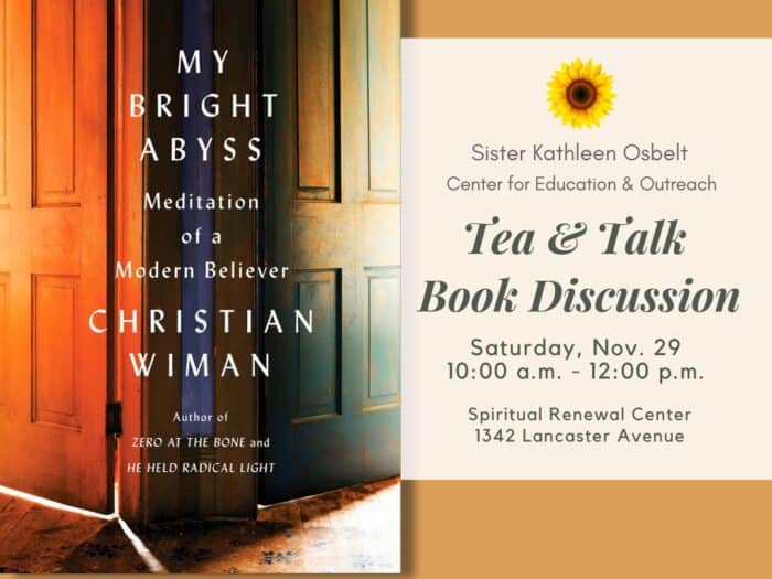 Tea & Talk: My Bright Abyss, Meditation of a Modern Believer